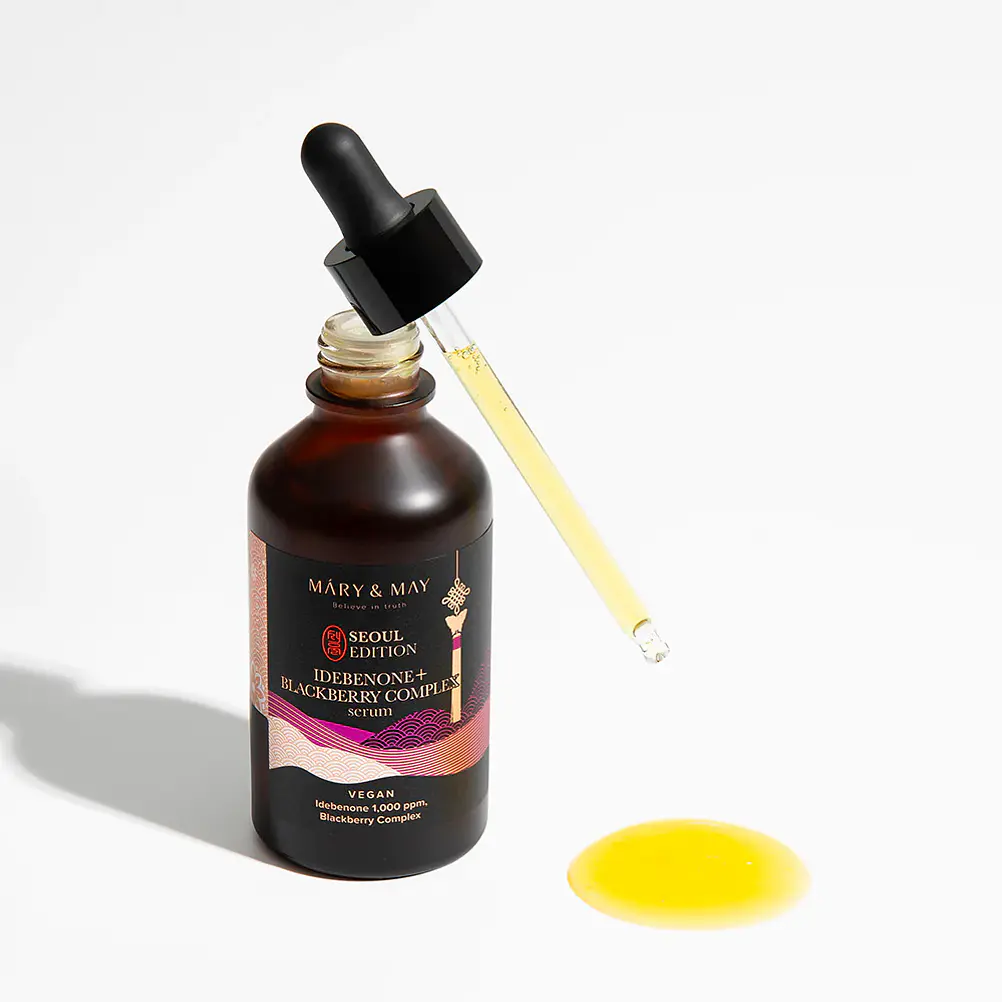 MARY&MAY | Idebenone + Blackberry Serum – Sérum Antioxidante Iluminador | 80 ml 1