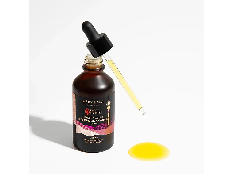 MARY&MAY | Idebenone + Blackberry Serum – Sérum Antioxidante Iluminador | 80 ml 1