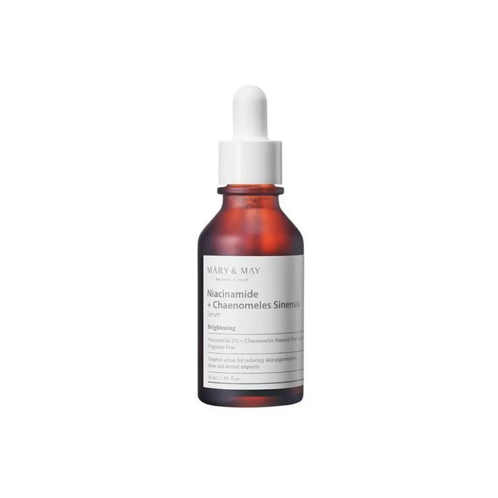 MARY&MAY | Niacinamide + Chaenomeles Sinensis – Sérum Iluminador Equilibrante - 30 ml 1
