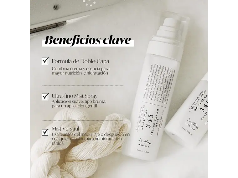 DR. ALTHEA | 345 Relief Cream Mist – Bruma Hidratante Calmante - 60 ml 2