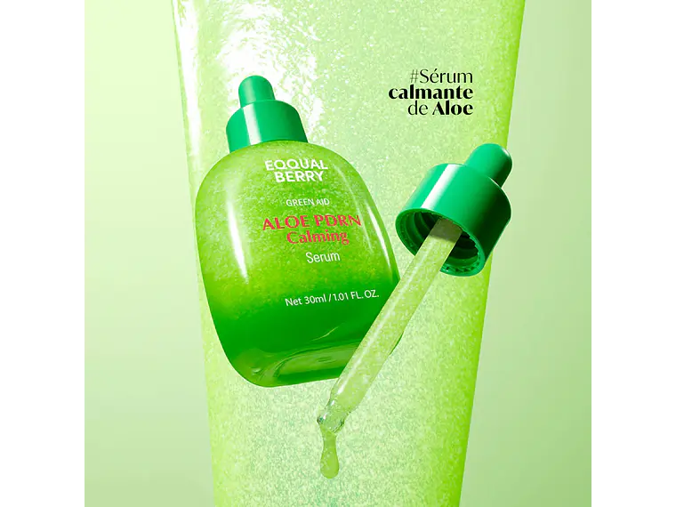EQQUALBERRY | Aloe PDRN Calming Serum – Sérum Calmante Reparador - 30 ml 2