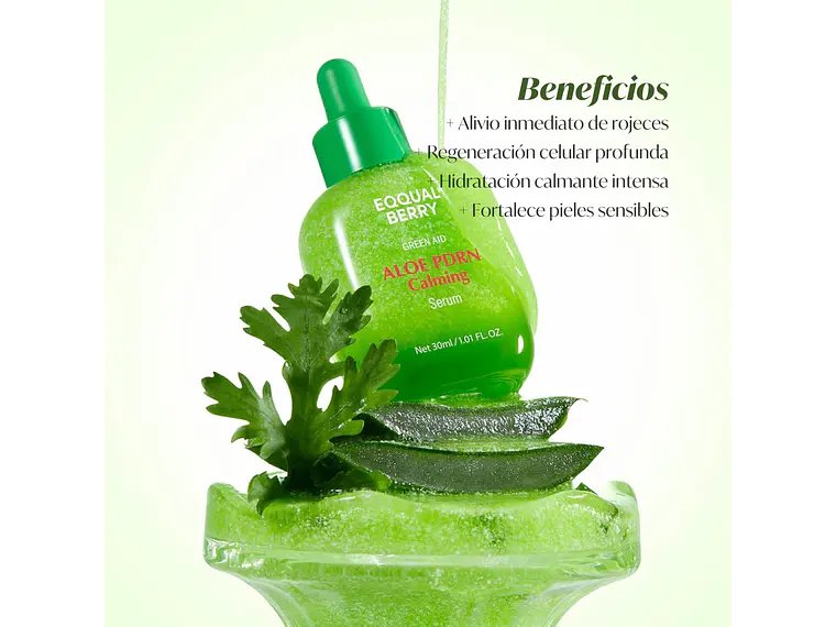 EQQUALBERRY | Aloe PDRN Calming Serum – Sérum Calmante Reparador - 30 ml 3