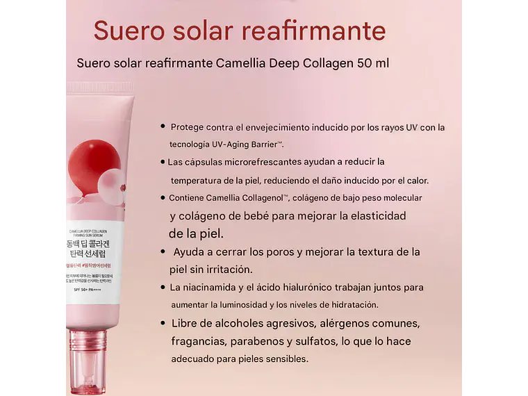 Round Lab | Camellia Deep Collagen - Sérum Solar de Colágeno - 50ml 3