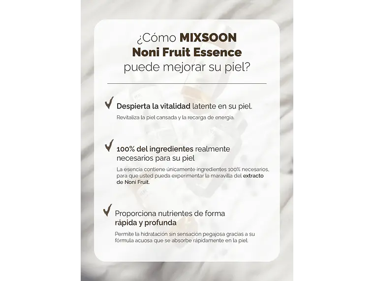 MIXSOON | Noni Fruit - Esencia Fortalecedora e Hidratante - 30 ml  3