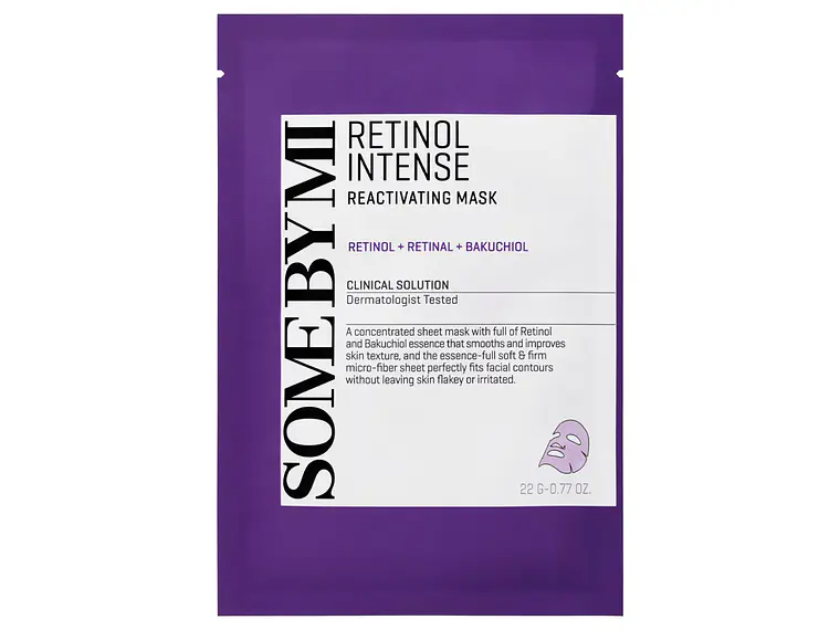 SOME BY MI | Retinol Intense Reactivating Mask - Mascarilla Reafirmante Antiedad - 1 pieza  1
