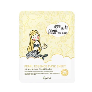 ESFOLIO | Pure Skin Pearl Essence Mask Sheet – Mascarilla Iluminadora de Perla - 1 pieza 