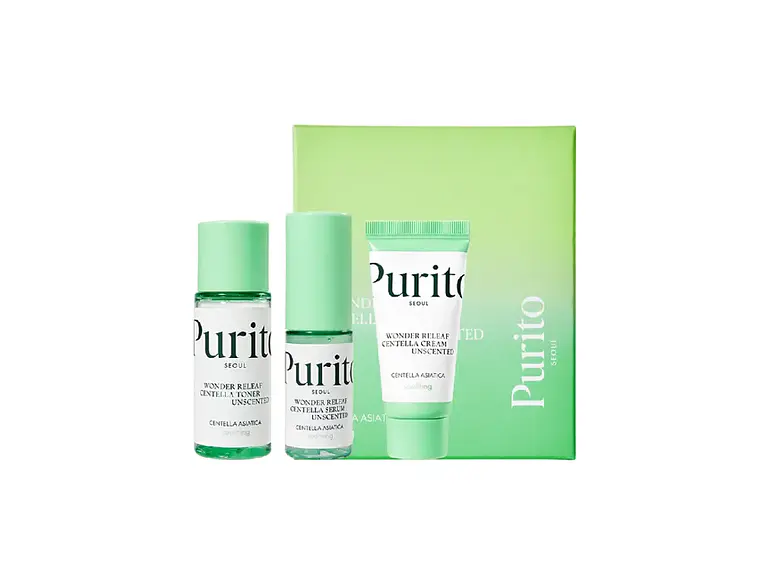 PURITO | Wonder Releaf Centella Unscented – Kit 3 Mini Tallas 1