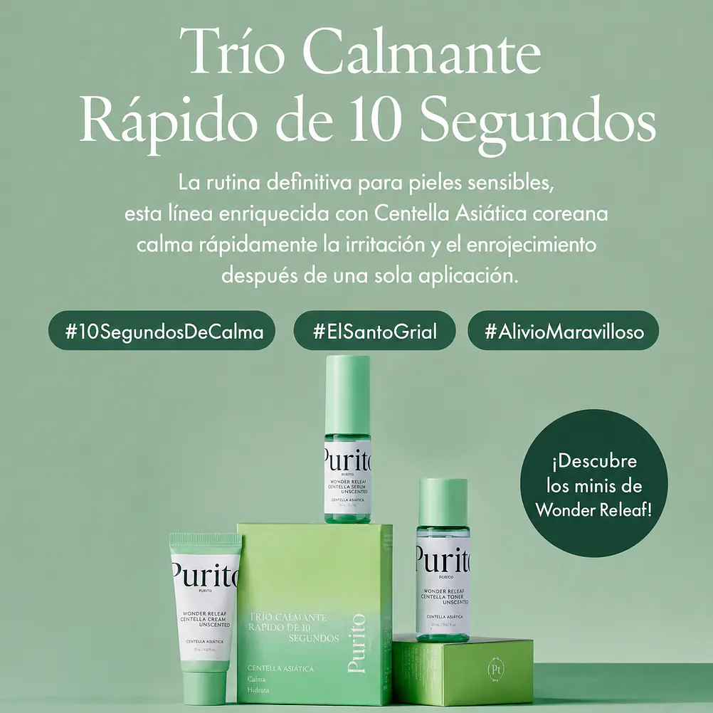 PURITO | Wonder Releaf Centella Unscented – Kit 3 Mini Tallas 2