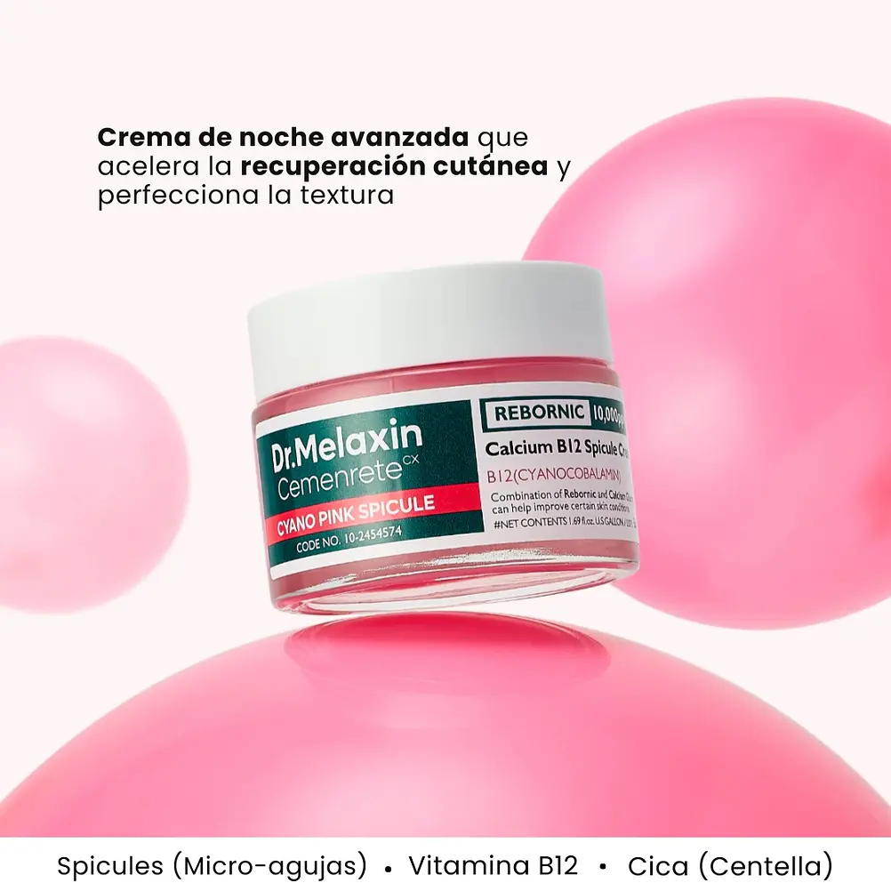 Dr. Melaxin CEMENRETE Cyano Pink Spicule Cream 50ml 2
