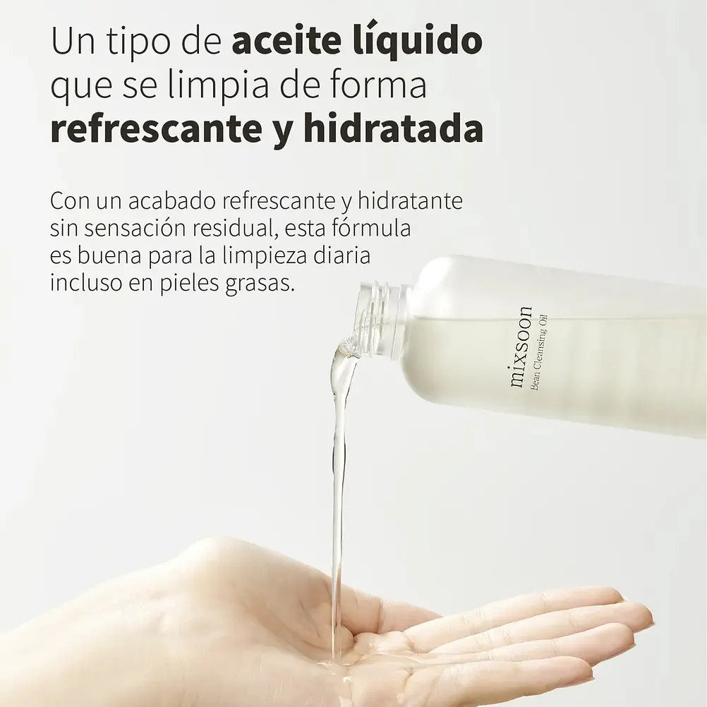 MIXSOON Bean Cleansing Oil 195ml | Aceite Limpiador Hidratante 2