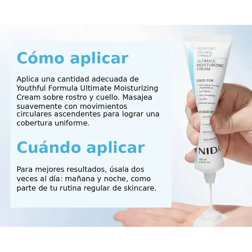 Nida Youthful Formula Ultimate Moisturizing Cream 100 ml 4