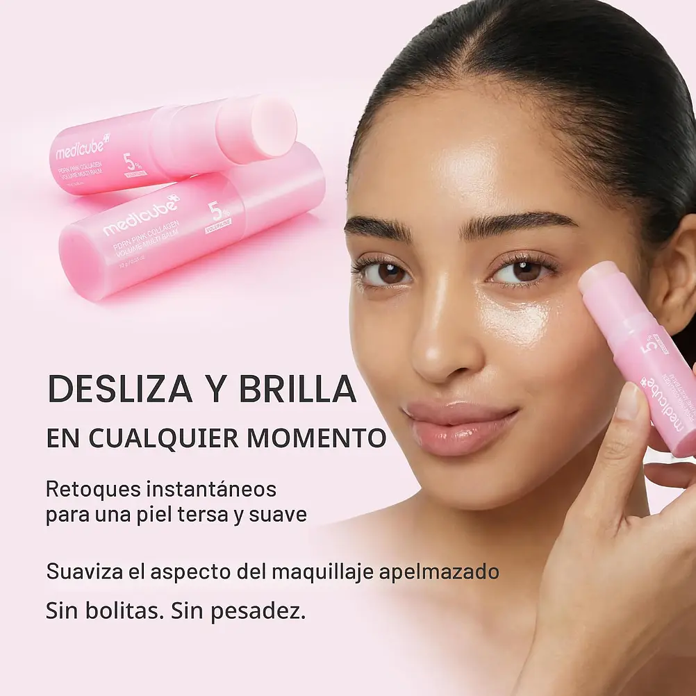 MEDICUBE | PDRN Pink Collagen Volume Multi Balm – Bálsamo Facial con Colágeno - 10 g 2
