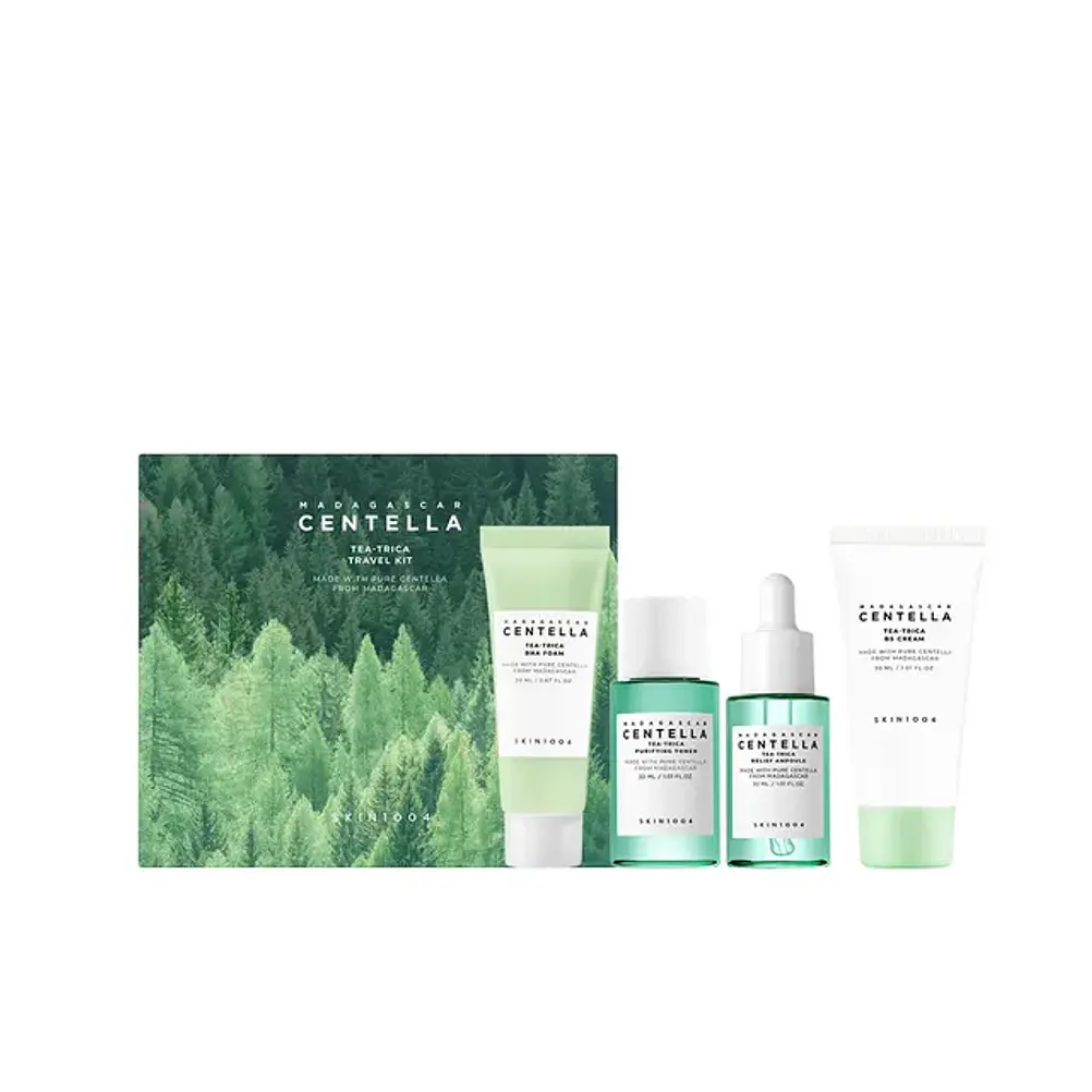 SKIN1004 | Centella Tea-Trica Travel Kit – Kit Facial x 4 pzs 1