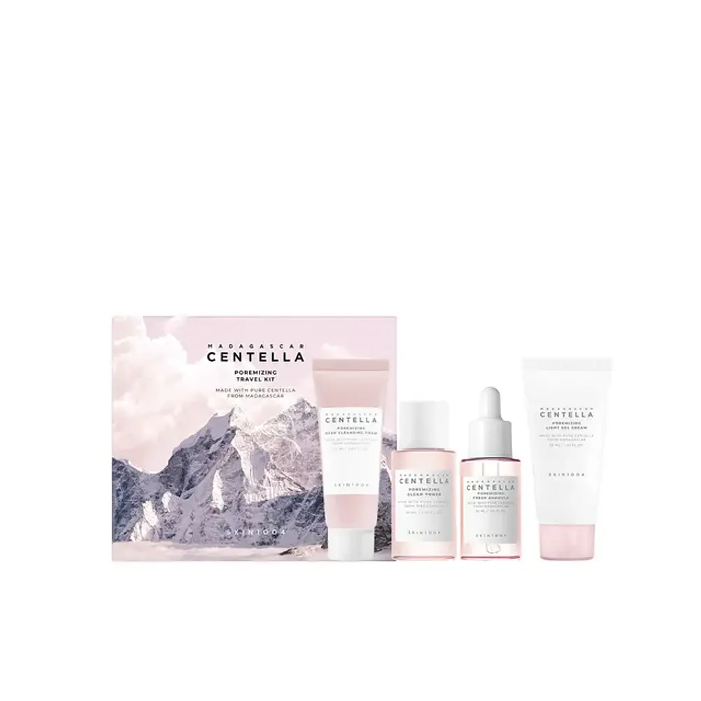 SKIN1004 | Centella Poremizing Travel Kit – Kit Facial x 4 pzs 1