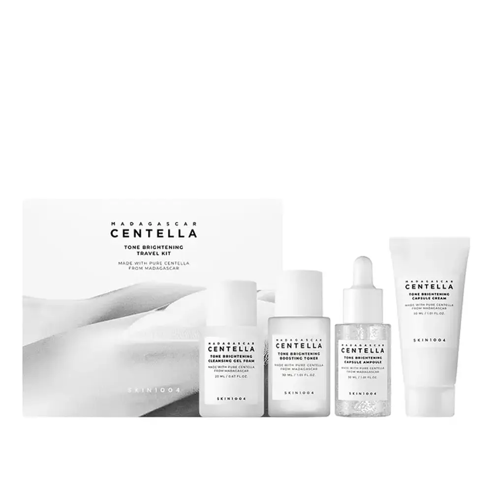 SKIN1004 | Centella Tone Brightening Travel Kit – Kit Facial Iluminador  x 4 pzs 1