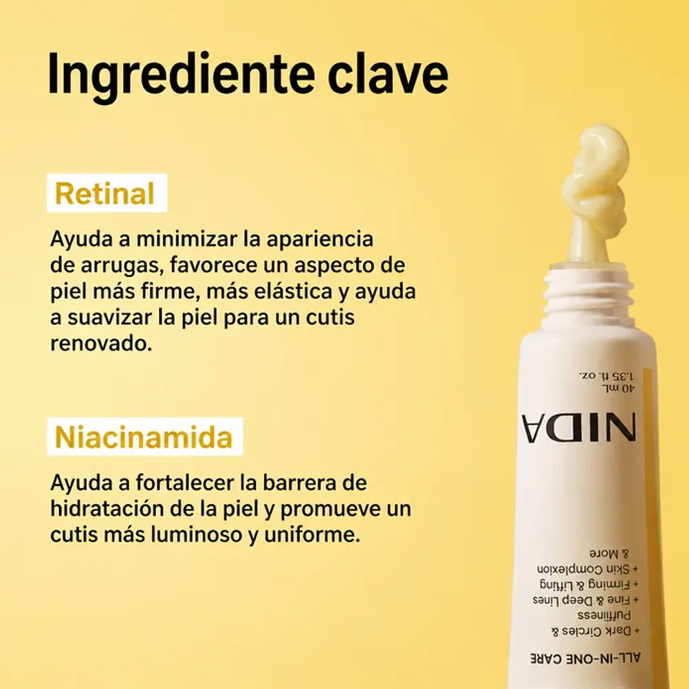 Nida Revive Eye Cream For Face and Neck 40ml  2