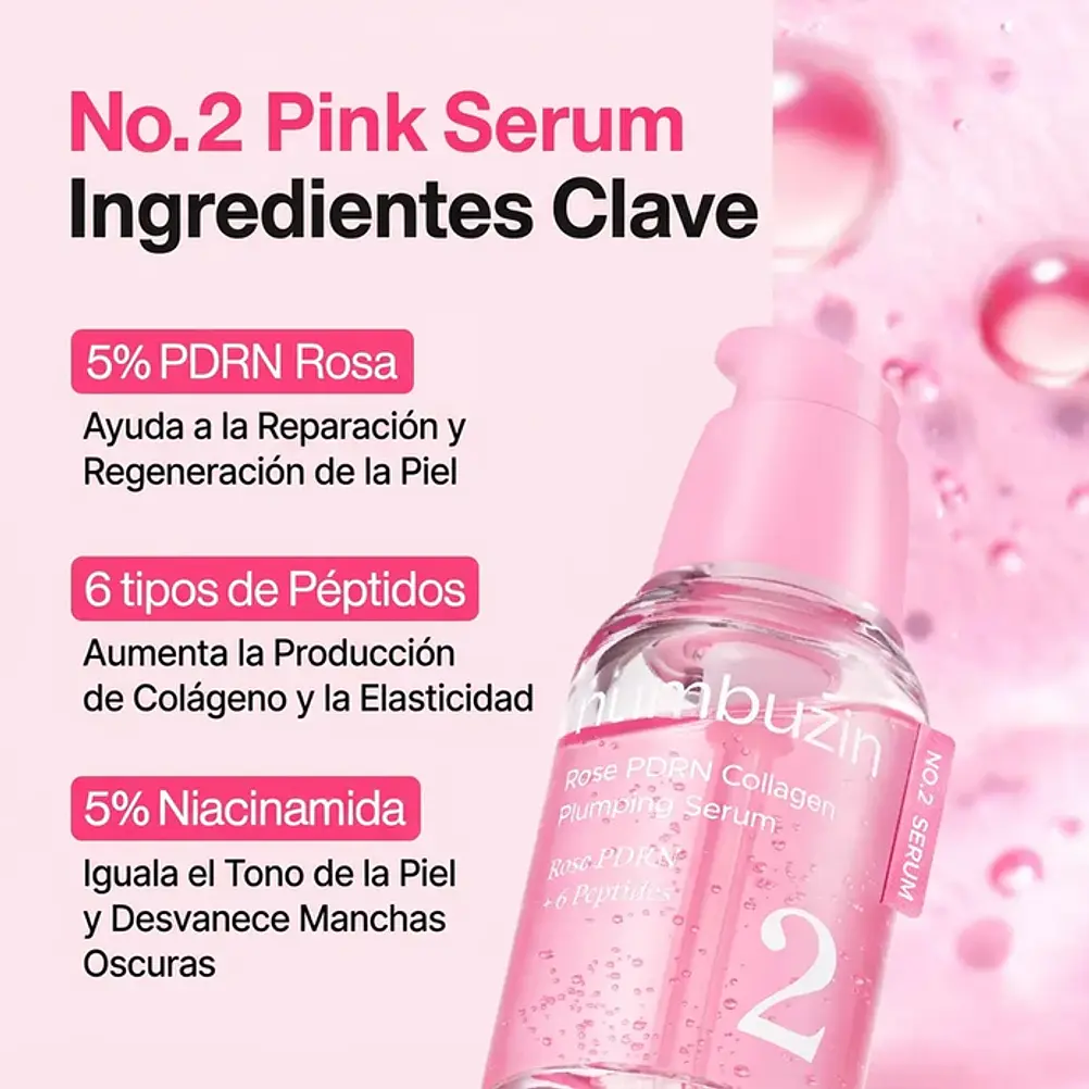 Numbuzin No.2 Rose PDRN Collagen Plumping Serum  3