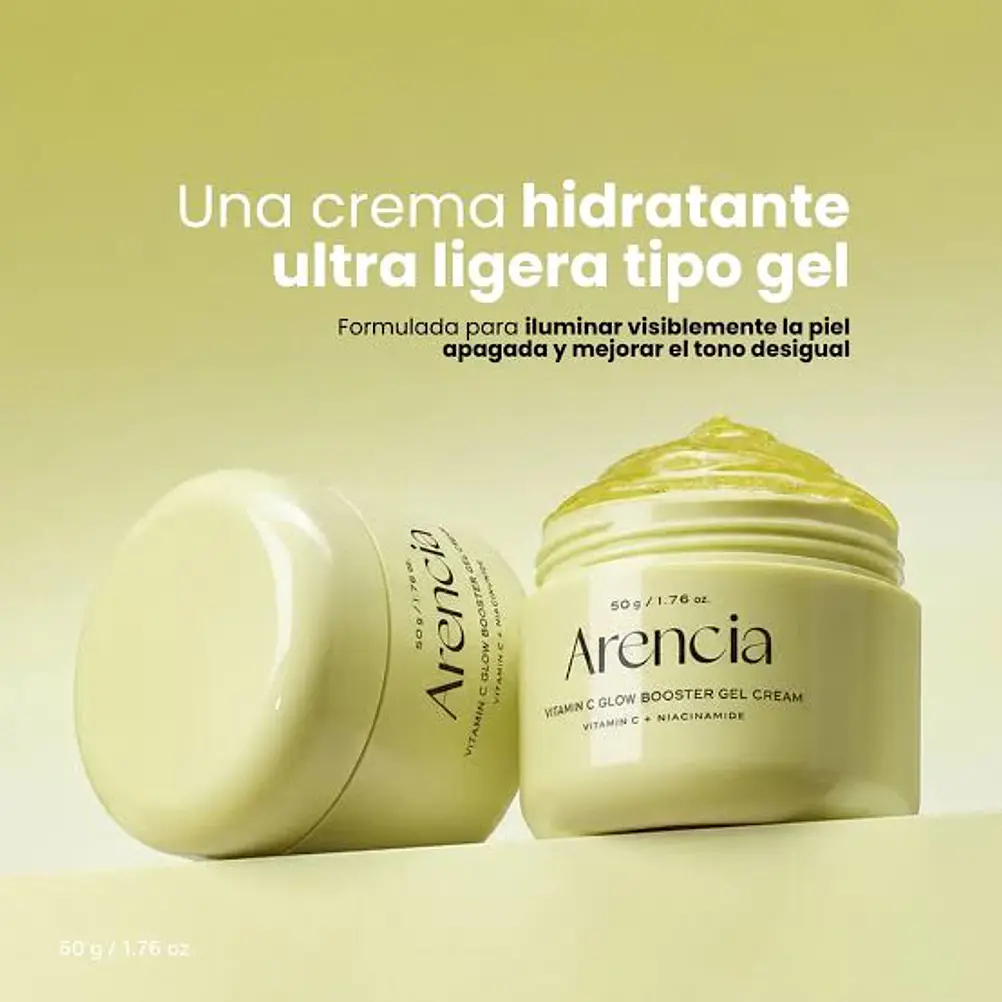 Arencia | Vitamin C Glow Booster Gel Cream 50ml - Crema Gel con Vitamina C 2