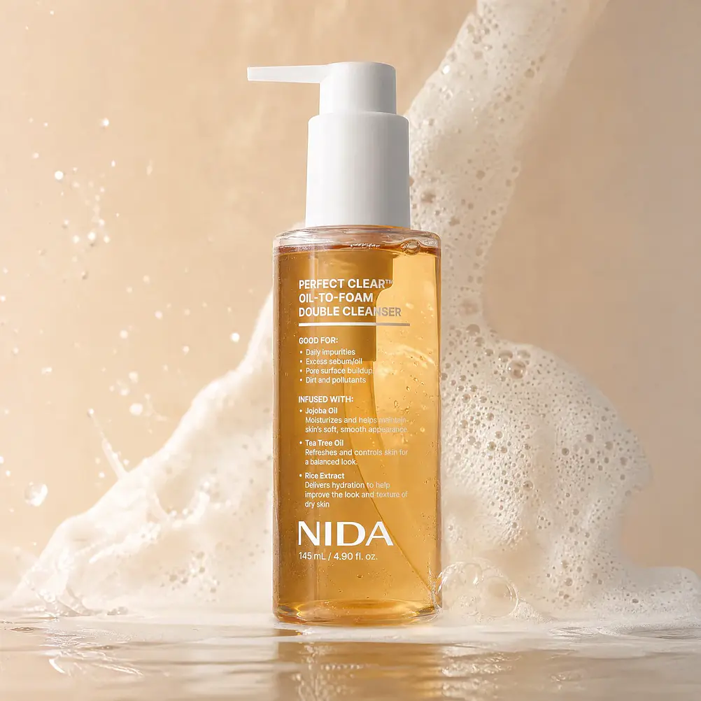NIDA Perfect Clear Oil-To-Foam Double Cleanser 145 ml 1
