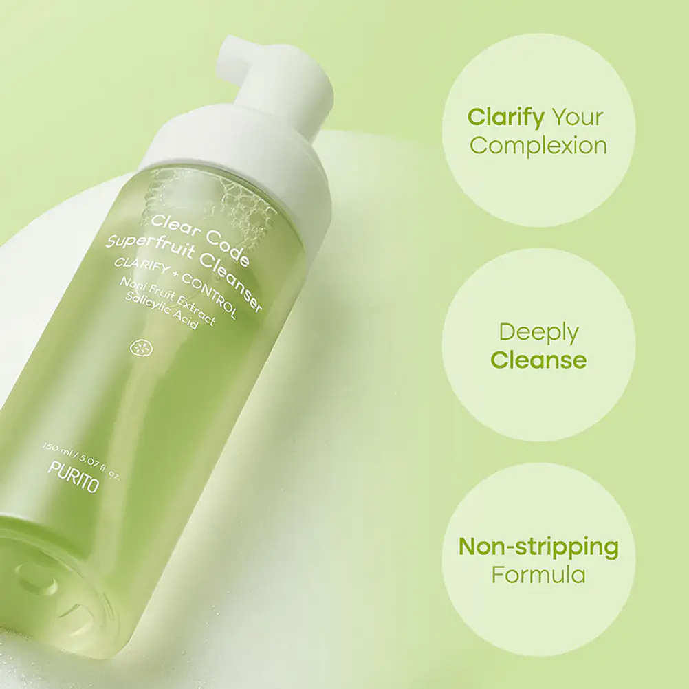 PURIT Clear Code Superfruit Cleanser 150ml 2