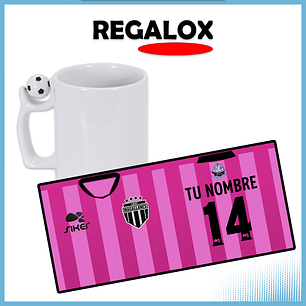Taza Magallanes tipo camiseta 2026 personalizada | Mango pelota