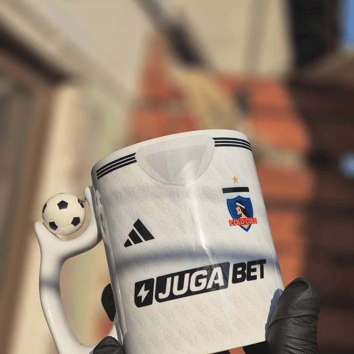 Pack Colo Colo tipo camiseta 2026 personalizado taza y botella 800 ml nombre y numero 5