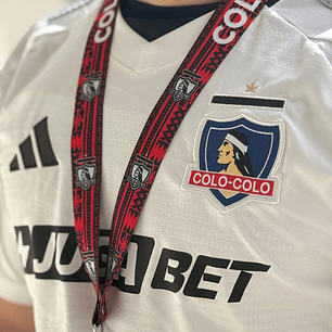 Lanyard Colo Colo Rojo | Accesorio Hincha Fútbol Chileno