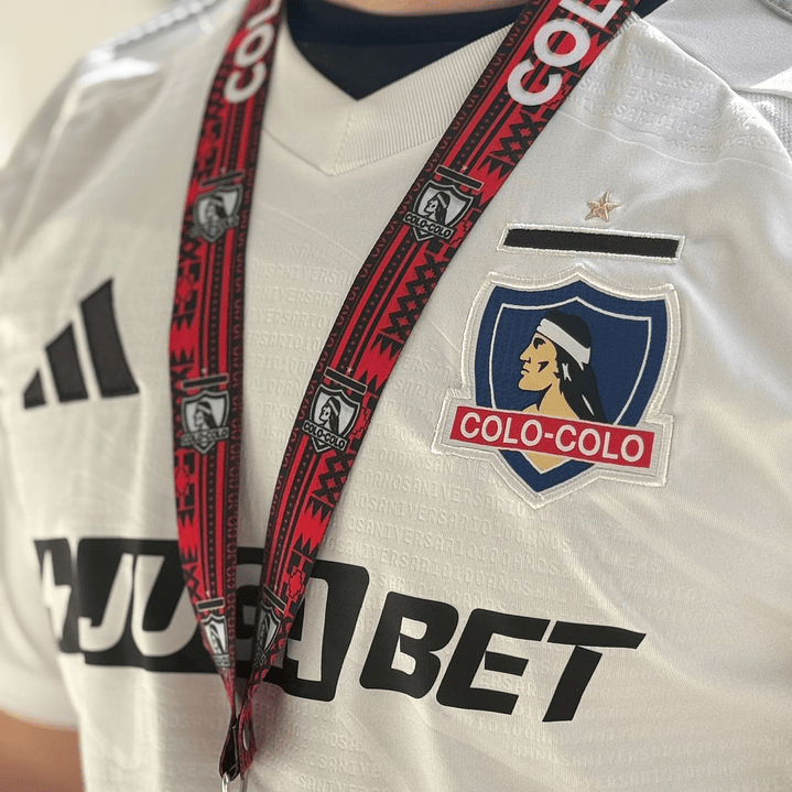 Lanyard Colo Colo Rojo | Accesorio Hincha Fútbol Chileno 1