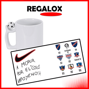 A Morir Por El Colo | Taza Colo Colo Mango Pelota