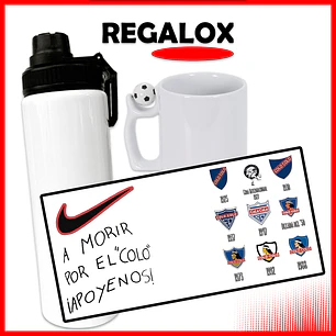 Pack Colo Colo Taza Mango Pelota + Botella 800 ML | A Morir Por El Colo