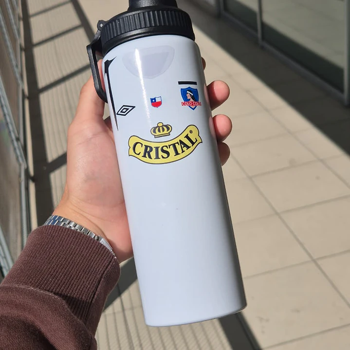 Botella Colo-Colo 2006 Personalizada 800ml Nombre y Número 2