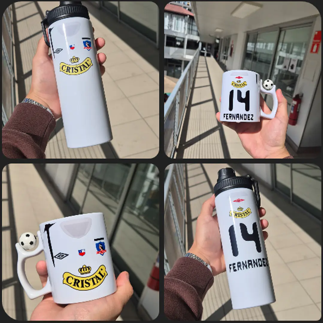 Pack Colo-Colo 2006 Taza + Botella 800ml Personalizadas 1