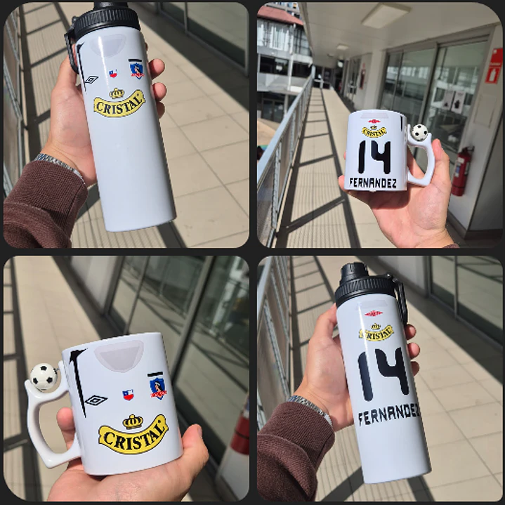 Pack Colo-Colo 2006 Taza + Botella 800ml Personalizadas 1