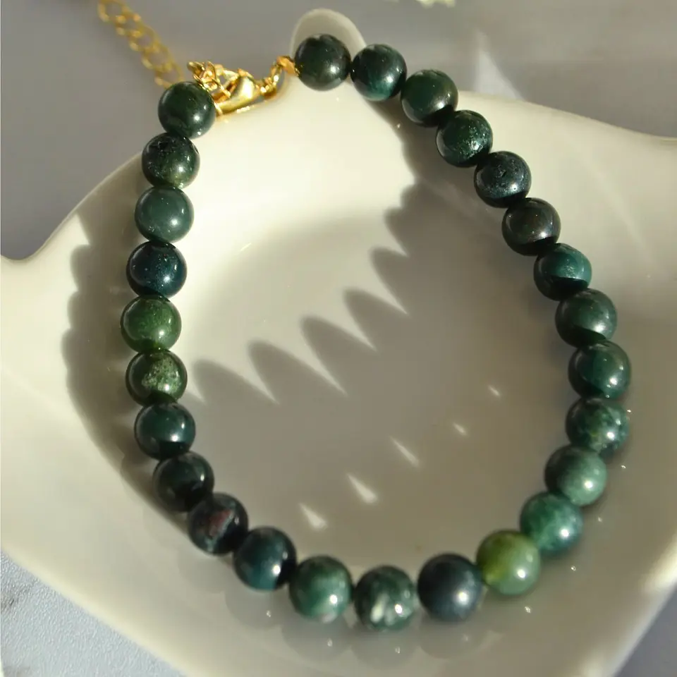 pulsera Agata verde 2