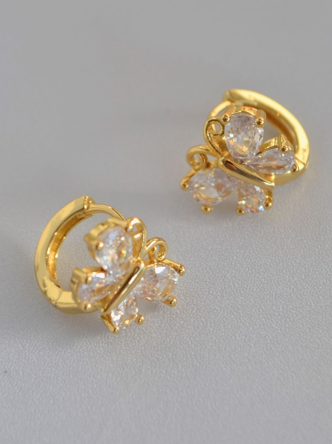 aros mariposa cristal 2