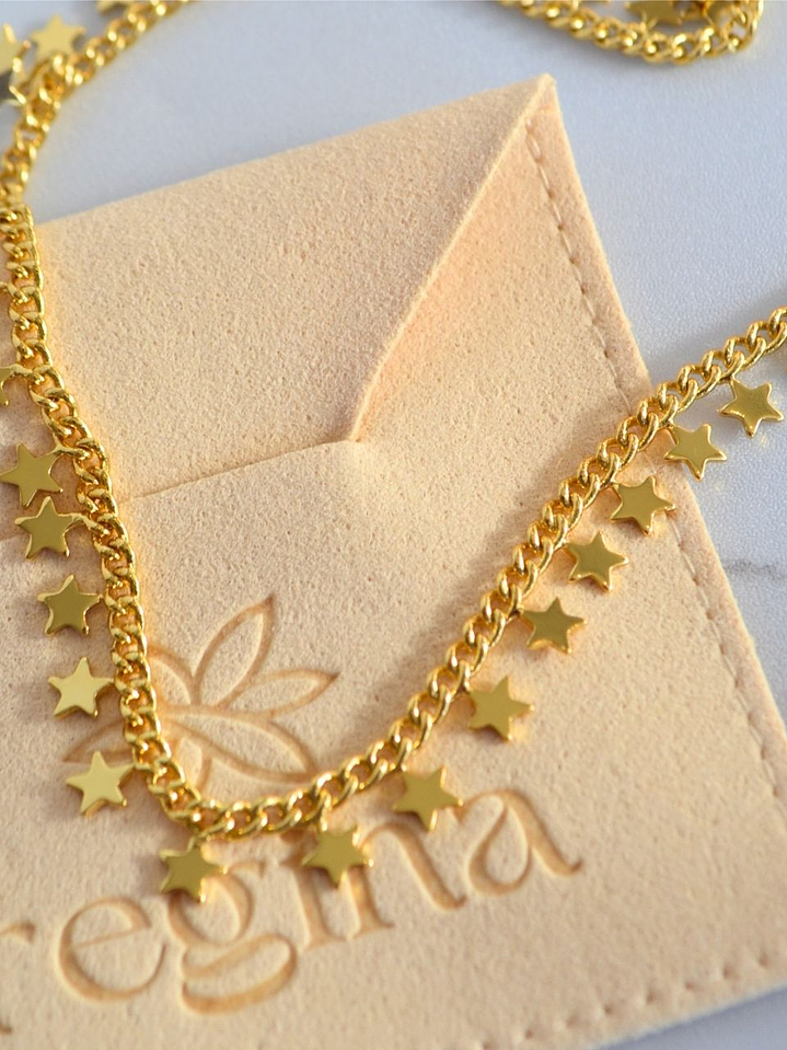 Collar estrellas gold 1
