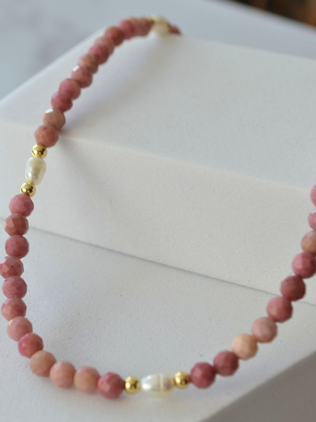 collar Rodonita Perla 2