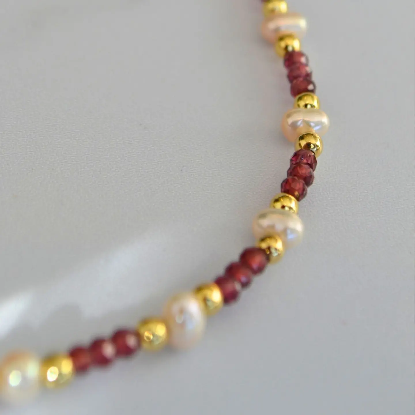 collar Granate Perla 2