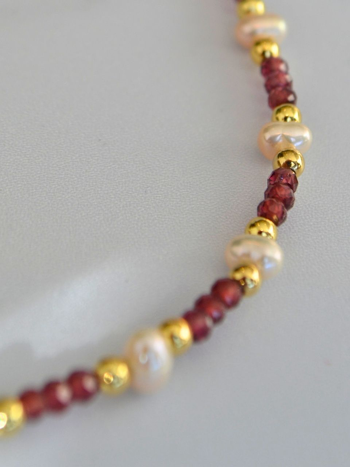 collar Granate Perla 2