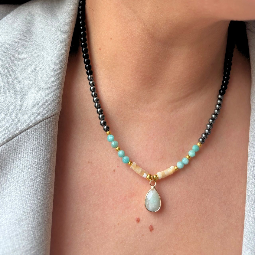 Collar Gota cuarzo 2