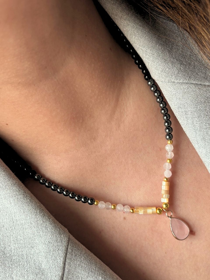 Collar Gota cuarzo 3