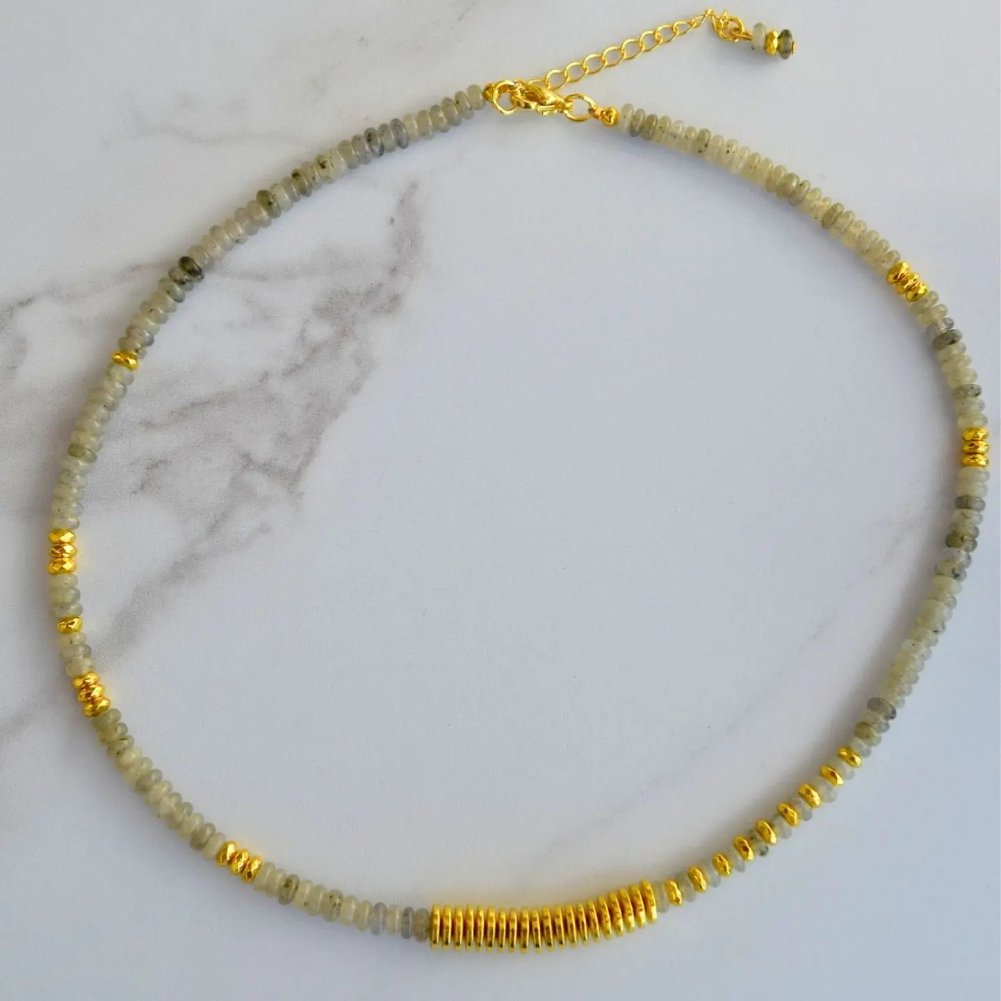 Collar Labradorita Gold 3