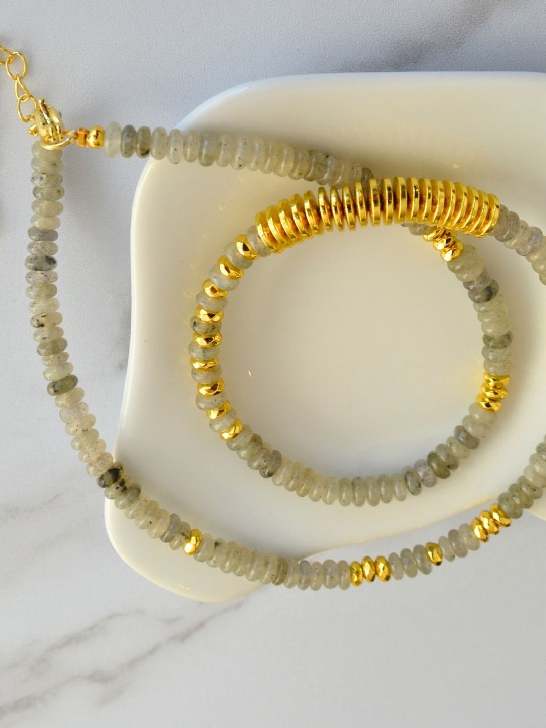 Collar Labradorita Gold 1