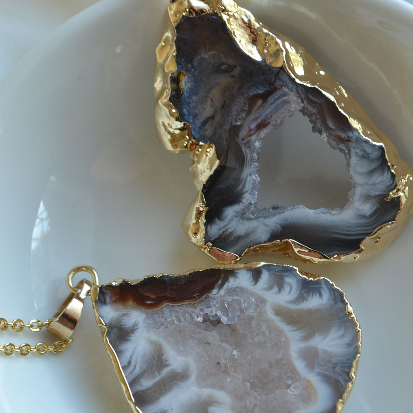 collar Geoda Agata 1