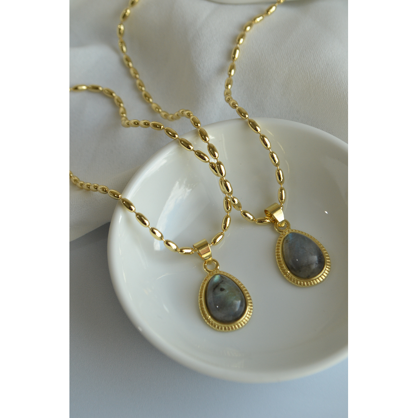 collar Labradorita amuleto 2