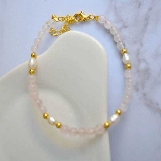 pulsera cuarzo Rosa Perla 2