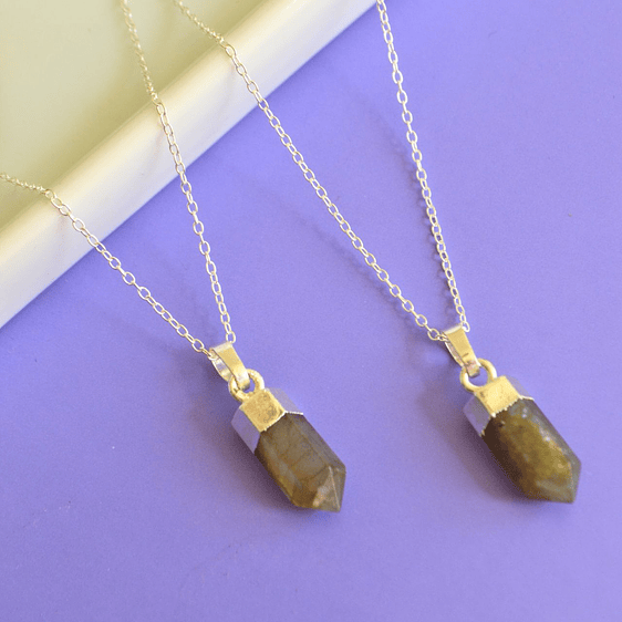 collar Punta de cuarzo 2