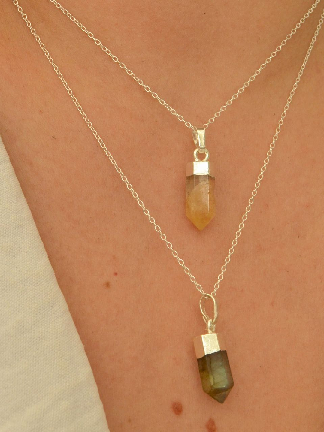 collar Punta de cuarzo 1