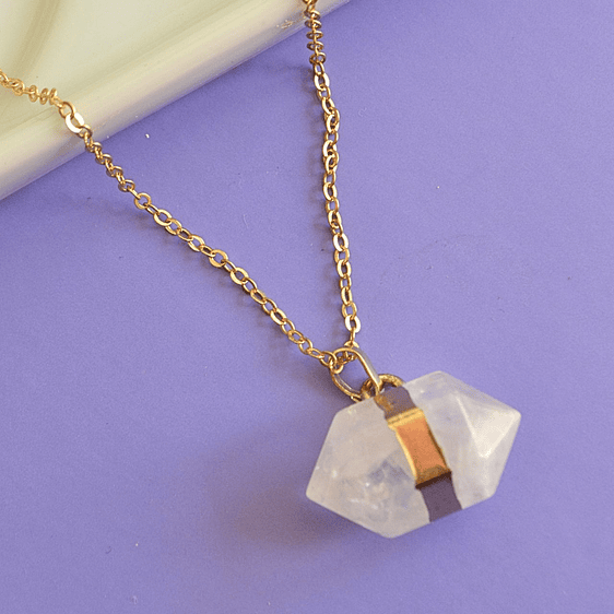 Collar Cuarzo cristal 1