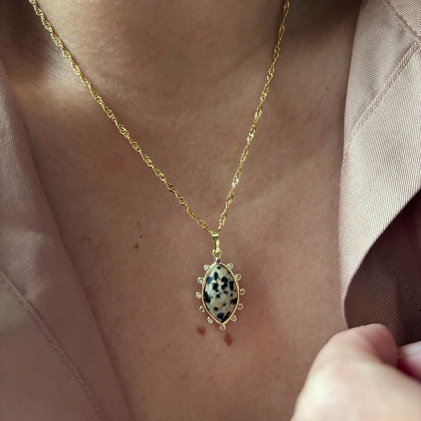 Collar Jaspe dálmata 1